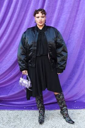 PFW Acne Studios Photocall Alva Claire attending the Acne Studios Womenswear Fall Winter 2025-2026 show as part of Paris Fashion Week at L’Observatoire de Paris in Paris, France on March 05, 2025. Photo by Aurore Marechal ABACAPRESS.COM Paris France  Copyright: xMarechalxAurore ABACAx