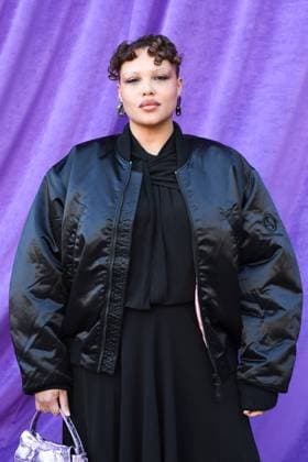 PFW Acne Studios Photocall Alva Claire attending the Acne Studios Womenswear Fall Winter 2025-2026 show as part of Paris Fashion Week at L’Observatoire de Paris in Paris, France on March 05, 2025. Photo by Aurore Marechal ABACAPRESS.COM Paris France  Copyright: xMarechalxAurore ABACAx