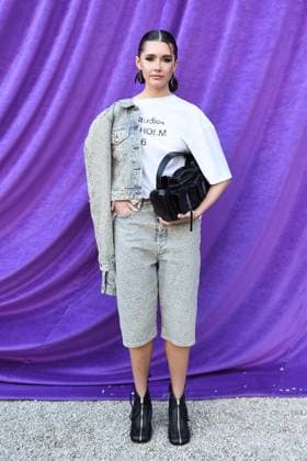 PFW Acne Studios Photocall Chiara King attending the Acne Studios Womenswear Fall Winter 2025-2026 show as part of Paris Fashion Week at L’Observatoire de Paris in Paris, France on March 05, 2025. Photo by Aurore Marechal ABACAPRESS.COM Paris France  Copyright: xMarechalxAurore ABACAx