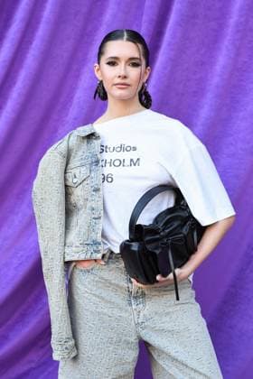 PFW Acne Studios Photocall Chiara King attending the Acne Studios Womenswear Fall Winter 2025-2026 show as part of Paris Fashion Week at L’Observatoire de Paris in Paris, France on March 05, 2025. Photo by Aurore Marechal ABACAPRESS.COM Paris France  Copyright: xMarechalxAurore ABACAx