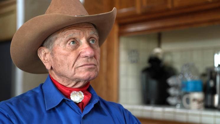 THE COWBOY AND THE QUEEN, horse trainer Monty Roberts, 2023. Greenwich Entertainment courtesy Everett CollectionMCDCOAN EC224 PUBLICATIONXNOTxINxCANxCHNxFRAxITAxJPNxNORxPOLxRUSxESPxUKxUSA Copyright: xx MCDCOAN EC224 MCDCOAN_EC224_H