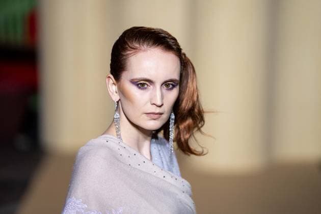 PFW - Christophe Guillarme Runway Models present creations by Christophe Guillarme for the Womenswear Ready-to-wear Fall-Winter 2025 2026 collection as part of the Paris Fashion Week on March 5, 2025 in Paris, France. Photo by Alexis Jumeau ABACAPRESS.COM Paris France  Copyright: xJumeauxAlexis ABACAx