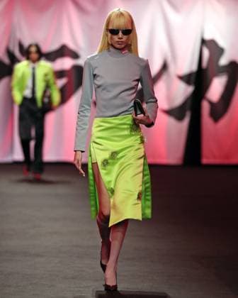 PFW - Casablanca Runway A model walks the runway during the Casablanca Womenswear Fall Winter 2025-2026 show as part of Paris Fashion at Le Carrousel du Louvre on March 05, 2025 in Paris, France. Photo by Alain-Gil Gonzalez ABACAPRESS.COM Paris France  Copyright: xGonzalezxAlain-Gil ABACAx