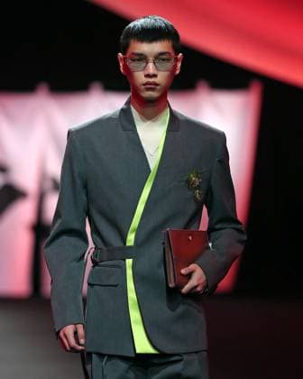 PFW - Casablanca Runway A model walks the runway during the Casablanca Womenswear Fall Winter 2025-2026 show as part of Paris Fashion at Le Carrousel du Louvre on March 05, 2025 in Paris, France. Photo by Alain-Gil Gonzalez ABACAPRESS.COM Paris France  Copyright: xGonzalezxAlain-Gil ABACAx