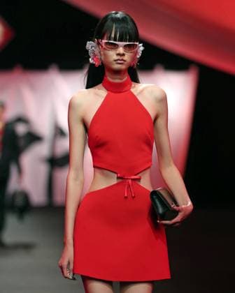 PFW - Casablanca Runway A model walks the runway during the Casablanca Womenswear Fall Winter 2025-2026 show as part of Paris Fashion at Le Carrousel du Louvre on March 05, 2025 in Paris, France. Photo by Alain-Gil Gonzalez ABACAPRESS.COM Paris France  Copyright: xGonzalezxAlain-Gil ABACAx