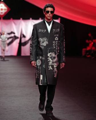 PFW - Casablanca Runway A model walks the runway during the Casablanca Womenswear Fall Winter 2025-2026 show as part of Paris Fashion at Le Carrousel du Louvre on March 05, 2025 in Paris, France. Photo by Alain-Gil Gonzalez ABACAPRESS.COM Paris France  Copyright: xGonzalezxAlain-Gil ABACAx