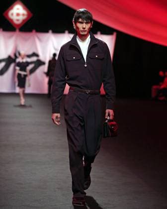 PFW - Casablanca Runway A model walks the runway during the Casablanca Womenswear Fall Winter 2025-2026 show as part of Paris Fashion at Le Carrousel du Louvre on March 05, 2025 in Paris, France. Photo by Alain-Gil Gonzalez ABACAPRESS.COM Paris France  Copyright: xGonzalezxAlain-Gil ABACAx