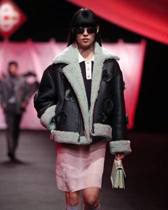 PFW - Casablanca Runway A model walks the runway during the Casablanca Womenswear Fall Winter 2025-2026 show as part of Paris Fashion at Le Carrousel du Louvre on March 05, 2025 in Paris, France. Photo by Alain-Gil Gonzalez ABACAPRESS.COM Paris France  Copyright: xGonzalezxAlain-Gil ABACAx
