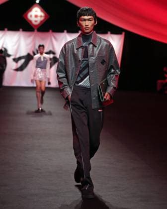 PFW - Casablanca Runway A model walks the runway during the Casablanca Womenswear Fall Winter 2025-2026 show as part of Paris Fashion at Le Carrousel du Louvre on March 05, 2025 in Paris, France. Photo by Alain-Gil Gonzalez ABACAPRESS.COM Paris France  Copyright: xGonzalezxAlain-Gil ABACAx