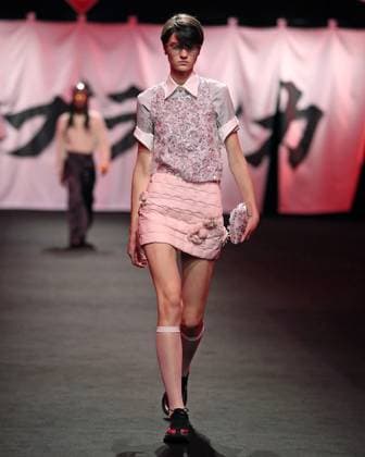 PFW - Casablanca Runway A model walks the runway during the Casablanca Womenswear Fall Winter 2025-2026 show as part of Paris Fashion at Le Carrousel du Louvre on March 05, 2025 in Paris, France. Photo by Alain-Gil Gonzalez ABACAPRESS.COM Paris France  Copyright: xGonzalezxAlain-Gil ABACAx
