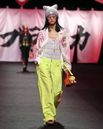 PFW - Casablanca Runway A model walks the runway during the Casablanca Womenswear Fall Winter 2025-2026 show as part of Paris Fashion at Le Carrousel du Louvre on March 05, 2025 in Paris, France. Photo by Alain-Gil Gonzalez ABACAPRESS.COM Paris France  Copyright: xGonzalezxAlain-Gil ABACAx