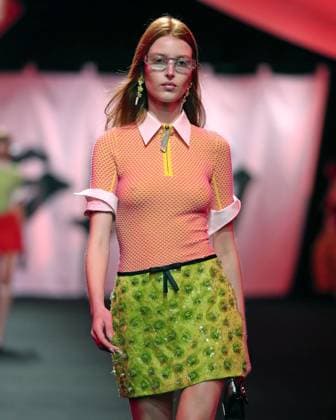 PFW - Casablanca Runway A model walks the runway during the Casablanca Womenswear Fall Winter 2025-2026 show as part of Paris Fashion at Le Carrousel du Louvre on March 05, 2025 in Paris, France. Photo by Alain-Gil Gonzalez ABACAPRESS.COM Paris France  Copyright: xGonzalezxAlain-Gil ABACAx