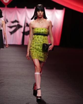 PFW - Casablanca Runway A model walks the runway during the Casablanca Womenswear Fall Winter 2025-2026 show as part of Paris Fashion at Le Carrousel du Louvre on March 05, 2025 in Paris, France. Photo by Alain-Gil Gonzalez ABACAPRESS.COM Paris France  Copyright: xGonzalezxAlain-Gil ABACAx