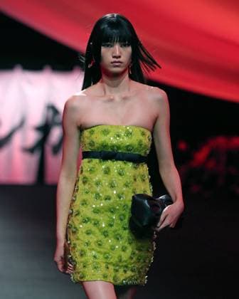 PFW - Casablanca Runway A model walks the runway during the Casablanca Womenswear Fall Winter 2025-2026 show as part of Paris Fashion at Le Carrousel du Louvre on March 05, 2025 in Paris, France. Photo by Alain-Gil Gonzalez ABACAPRESS.COM Paris France  Copyright: xGonzalezxAlain-Gil ABACAx