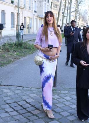 Malika Ménard arrives at the Rabanne Fashion Collection Ready to Wear Fall Winter 2025 2026 show during Paris Fashion Week PFW at Unesco headquarters Miss France 2010 Malika Ménard pregnant arrives at the Rabanne Fashion Collection Ready to Wear Fall Winter 2025 2026 show during Paris Fashion Week PFW at Unesco headquarters, in Paris, France, March 6, 2025 Denis Guignebourg Bestimage Miss France 2010 Malika Ménard pregnant arrives at the Rabanne Fashion Collection Ready to Wear Fall Winter 2025 2026 show during Paris Fashion Week PFW at UNESCO headquarters, in Paris, France, March 6, 2025 Paris France  Copyright: xDenisxGuignebourgx xBestimagexDenisxGuignebourgx xBestimagex