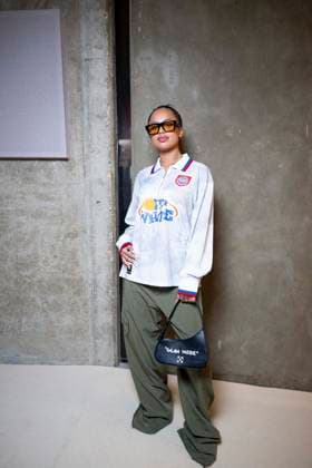 Photocall of the Off White fashion show, at the headquarters of the French Communist Party PCF , Fashion Collection Ready to Wear Fall Winter 2025 2026 at Paris Fashion Week PFW Paola Locatelli at the photocall of the Off White fashion show, at the headquarters of the French Communist Party PCF , Fashion Collection Ready to Wear Fall Winter 2025 2026 at Paris Fashion Week PFW , in Paris, France, March 6, 2025 Pierre Perusseau Bestimage Photocall of the Off White fashion show, at the headquarters of the French Communist Party PCF , Fashion Collection Ready to Wear Fall Winter 2025 2026 during Paris Fashion Week PFW , in Paris, France, March 6, 2025 Paris France Copyright: xPerusseaux-xDaxSilvax xBestimagexPerusseaux-xDaxSilvax xBestimagex