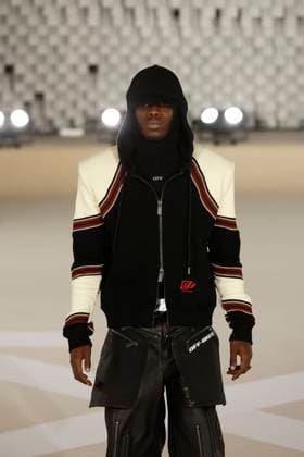 Off White Ready to Wear Fall Winter 2025 - Paris, March 2025 Off White Ready to Wear Fall Winter 2025 - Paris, March 2025, Credit:Zeppelin Avalon  Copyright: xZeppelinx xAvalonx 0972838880