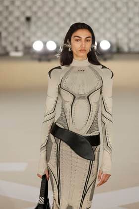 Off White Ready to Wear Fall Winter 2025 - Paris, March 2025 Off White Ready to Wear Fall Winter 2025 - Paris, March 2025, Credit:Zeppelin Avalon  Copyright: xZeppelinx xAvalonx 0972838925