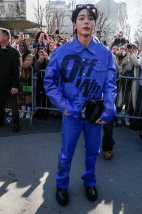 Arrivals at the Off White fashion show, at the headquarters of the French Communist Party PCF , Fashion Collection Ready to Wear Fall Winter 2025 2026 at Paris Fashion Week PFW Poompat Iam samang at arrivals at the Off White fashion show, at the headquarters of the French Communist Party PCF , Fashion Collection Ready to Wear Fall Winter 2025 2026 at Paris Fashion Week PFW , in Paris, France, March 6, 2025 Christophe Clovis Bestimage Arrivals at the Off White fashion show, at the headquarters of the French Communist Party PCF , Fashion Collection Ready to Wear Fall Winter 2025 2026 during Paris Fashion Week PFW , in Paris, France, March 6, 2025 Paris France Copyright: xChristophexClovisx xBestimagexChristophexClovisx xBestimagex