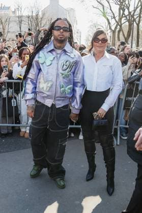 Arrivals at the Off White fashion show, at the headquarters of the French Communist Party PCF , Fashion Collection Ready to Wear Fall Winter 2025 2026 at Paris Fashion Week PFW Kalash and his wife Clara Kata at the arrivals at the Off White fashion show, at the headquarters of the French Communist Party PCF , Fashion Collection Ready to Wear Fall Winter 2025 2026 at Paris Fashion Week PFW , in Paris, France, March 6, 2025 Christophe Clovis Bestimage Arrivals at the Off White fashion show, at the headquarters of the French Communist Party PCF , Fashion Collection Ready to Wear Fall Winter 2025 2026 during Paris Fashion Week PFW , in Paris, France, March 6, 2025 Paris France Copyright: xChristophexClovisx xBestimagexChristophexClovisx xBestimagex