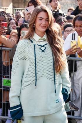 Arrivals at the Off White fashion show, at the headquarters of the French Communist Party PCF , Fashion Collection Ready to Wear Fall Winter 2025 2026 at Paris Fashion Week PFW Clara Berry at the arrivals at the Off White fashion show, at the headquarters of the French Communist Party PCF , Fashion Collection Ready to Wear Fall Winter 2025 2026 at Paris Fashion Week PFW , in Paris, France, March 6, 2025 Christophe Clovis Bestimage Arrivals at the Off White fashion show, at the headquarters of the French Communist Party PCF , Fashion Collection Ready to Wear Fall Winter 2025 2026 during Paris Fashion Week PFW , in Paris, France, March 6, 2025 Paris France Copyright: xChristophexClovisx xBestimagexChristophexClovisx xBestimagex