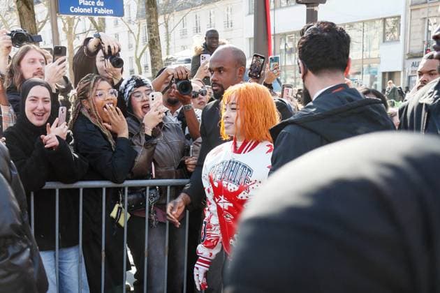 Entertainment Bilder des Tages Arrivals at the Off White fashion show, at the headquarters of the French Communist Party PCF , Fashion Collection Ready to Wear Fall Winter 2025 2026 at Paris Fashion Week PFW Ice Spice at arrivals at the Off White fashion show, at the headquarters of the French Communist Party PCF , Fashion Collection Ready to Wear Fall Winter 2025 2026 at Paris Fashion Week PFW , in Paris, France, March 6, 2025 Christophe Clovis Bestimage Arrivals at the Off White fashion show, at the headquarters of the French Communist Party PCF , Fashion Collection Ready to Wear Fall Winter 2025 2026 during Paris Fashion Week PFW , in Paris, France, March 6, 2025 Paris France  Copyright: xChristophexClovisx xBestimagexChristophexClovisx xBestimagex