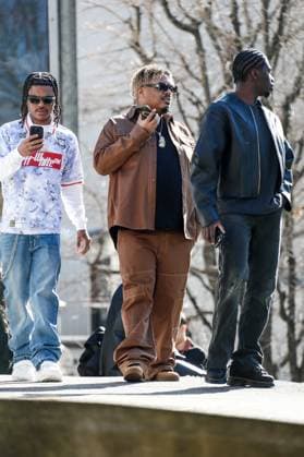 Arrivals at the Off White fashion show, at the headquarters of the French Communist Party PCF , Fashion Collection Ready to Wear Fall Winter 2025 2026 at Paris Fashion Week PFW Dadi and rapper Naza at the arrivals at the Off White fashion show, at the headquarters of the French Communist Party PCF , Fashion Collection Ready to Wear Fall Winter 2025 2026 at Paris Fashion Week PFW , in Paris, France, March 6, 2025 Christophe Clovis Bestimage Arrivals at the Off White fashion show, at the headquarters of the French Communist Party PCF , Fashion Collection Ready to Wear Fall Winter 2025 2026 during Paris Fashion Week PFW , in Paris, France, March 6, 2025 Paris France  Copyright: xChristophexClovisx xBestimagexChristophexClovisx xBestimagex
