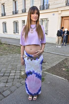 PFW Rabanne Outside Arrivals Malika Menard arriving at Rabanne show during Paris Fashion Week in Paris, France on March 6, 2025. Photo by Julien Reynaud APS-Medias ABACAPRESS.COM Paris France  Copyright: xReynaudxJulien APS-Medias ABACAx