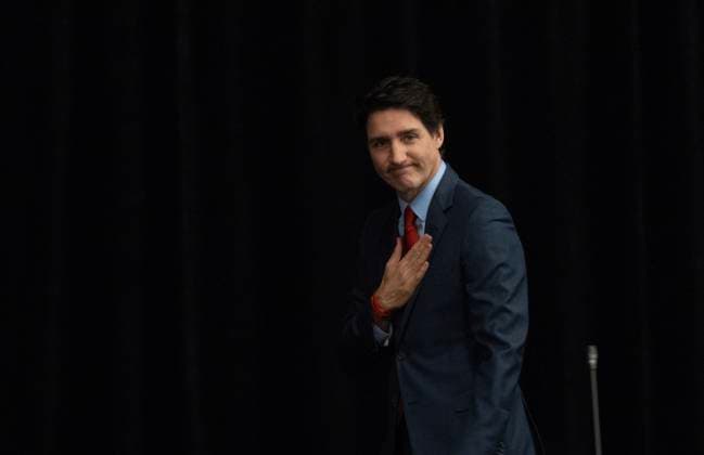 March 6, 2025, Ottawa, On, Canada: Prime Minister Justin Trudeau leaves the stage after speaking at the National Forum on Combatting Antisemitism, Thursday, March 6, 2025 in Ottawa. Ottawa Canada  - ZUMAc35_ 20250306_zaf_c35_037 Copyright: xAdrianxWyldx