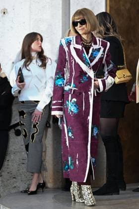 PFW Schiaparelli Arrivals Anna Wintour attending the Schiaparelli Womenswear Fall Winter 2025-2026 show as part of Paris Fashion Week at L’Observatoire de Paris in Paris, France on March 06, 2025. Photo by Aurore Marechal ABACAPRESS.COM Paris France  Copyright: xMarechalxAurore ABACAx