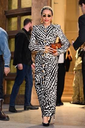 PFW Schiaparelli Arrivals Doja Cat attending the Schiaparelli Womenswear Fall Winter 2025-2026 show as part of Paris Fashion Week at L’Observatoire de Paris in Paris, France on March 06, 2025. Photo by Aurore Marechal ABACAPRESS.COM Paris France  Copyright: xMarechalxAurore ABACAx