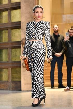 PFW Schiaparelli Arrivals Doja Cat attending the Schiaparelli Womenswear Fall Winter 2025-2026 show as part of Paris Fashion Week at L’Observatoire de Paris in Paris, France on March 06, 2025. Photo by Aurore Marechal ABACAPRESS.COM Paris France  Copyright: xMarechalxAurore ABACAx