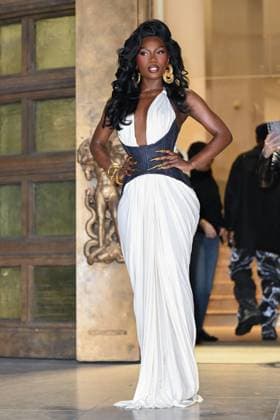 PFW Schiaparelli Arrivals Doechii attending the Schiaparelli Womenswear Fall Winter 2025-2026 show as part of Paris Fashion Week at L’Observatoire de Paris in Paris, France on March 06, 2025. Photo by Aurore Marechal ABACAPRESS.COM Paris France  Copyright: xMarechalxAurore ABACAx