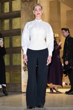 PFW Schiaparelli Arrivals Chiara Ferragni attending the Schiaparelli Womenswear Fall Winter 2025-2026 show as part of Paris Fashion Week at L’Observatoire de Paris in Paris, France on March 06, 2025. Photo by Aurore Marechal ABACAPRESS.COM Paris France  Copyright: xMarechalxAurore ABACAx