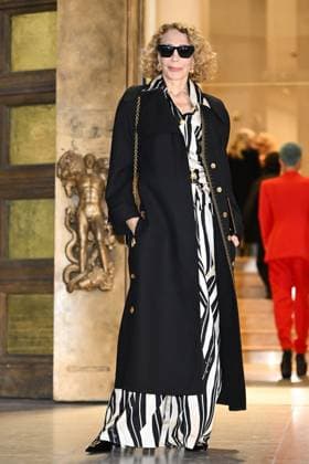 PFW Schiaparelli Arrivals Marisa Berenson attending the Schiaparelli Womenswear Fall Winter 2025-2026 show as part of Paris Fashion Week at L’Observatoire de Paris in Paris, France on March 06, 2025. Photo by Aurore Marechal ABACAPRESS.COM Paris France  Copyright: xMarechalxAurore ABACAx