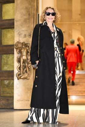 PFW Schiaparelli Arrivals Marisa Berenson attending the Schiaparelli Womenswear Fall Winter 2025-2026 show as part of Paris Fashion Week at L’Observatoire de Paris in Paris, France on March 06, 2025. Photo by Aurore Marechal ABACAPRESS.COM Paris France  Copyright: xMarechalxAurore ABACAx