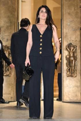 PFW Schiaparelli Arrivals Geraldine Nakache attending the Schiaparelli Womenswear Fall Winter 2025-2026 show as part of Paris Fashion Week at L’Observatoire de Paris in Paris, France on March 06, 2025. Photo by Aurore Marechal ABACAPRESS.COM Paris France  Copyright: xMarechalxAurore ABACAx