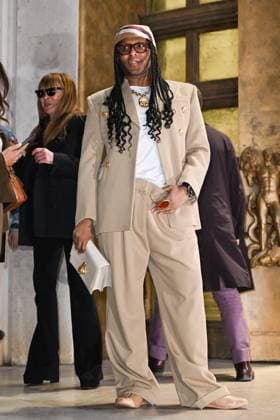 PFW Schiaparelli Arrivals Law Roach attending the Schiaparelli Womenswear Fall Winter 2025-2026 show as part of Paris Fashion Week at L’Observatoire de Paris in Paris, France on March 06, 2025. Photo by Aurore Marechal ABACAPRESS.COM Paris France  Copyright: xMarechalxAurore ABACAx
