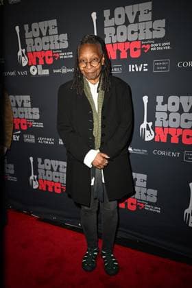 The 9th Annual Love Rocks NYC Concert at the Beacon Theatre in New York City Featuring: Whoopi Goldberg Where: New York City, New York, United States When: 06 Mar 2025 Credit: Elder Ordonez INSTARimages EDITORIAL USE ONLY. NOT FOR USE BY NEWSPAPERS BASED IN THE UK. Copyright: xx instar54582575