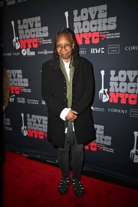 The 9th Annual Love Rocks NYC Concert at the Beacon Theatre in New York City Featuring: Whoopi Goldberg Where: New York City, New York, United States When: 06 Mar 2025 Credit: Elder Ordonez INSTARimages EDITORIAL USE ONLY. NOT FOR USE BY NEWSPAPERS BASED IN THE UK. Copyright: xx instar54582576