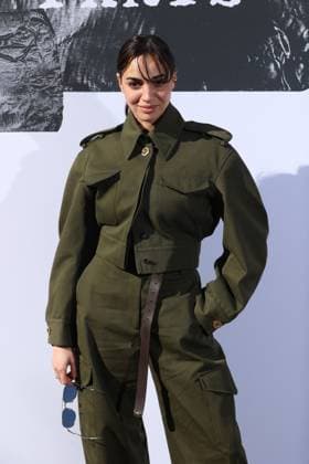 PFW Givenchy Photocall Souheila Yacoub attending the Givenchy Womenswear Fall Winter 2025-2026 show as part of Paris Fashion Week on March 7, 2025 in Paris, France. Photo by Jerome Domine ABACAPRESS.COM  Copyright: xDominexJerome ABACAx