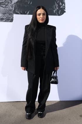 PFW Givenchy Photocall Hafsia Herzi attending the Givenchy Womenswear Fall Winter 2025-2026 show as part of Paris Fashion Week on March 7, 2025 in Paris, France. Photo by Jerome Domine ABACAPRESS.COM  Copyright: xDominexJerome ABACAx