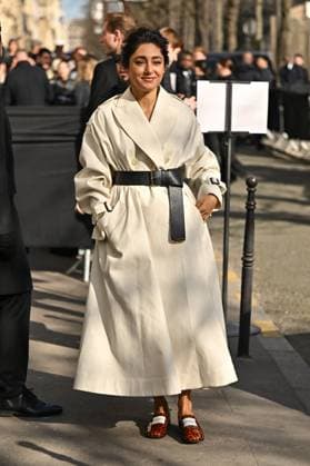 PFW Givenchy Outside Arrivals Golshifteh Farahani arriving at Givenchy show during Paris Fashion Week in Paris, France on March 7, 2025. Photo by Julien Reynaud APS-Medias ABACAPRESS.COM Paris France  Copyright: xReynaudxJulien APS-Medias ABACAx
