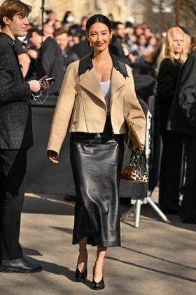PFW Givenchy Outside Arrivals Nanao arriving at Givenchy show during Paris Fashion Week in Paris, France on March 7, 2025. Photo by Julien Reynaud APS-Medias ABACAPRESS.COM Paris France  Copyright: xReynaudxJulien APS-Medias ABACAx