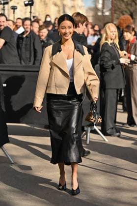 PFW Givenchy Outside Arrivals Nanao arriving at Givenchy show during Paris Fashion Week in Paris, France on March 7, 2025. Photo by Julien Reynaud APS-Medias ABACAPRESS.COM Paris France  Copyright: xReynaudxJulien APS-Medias ABACAx