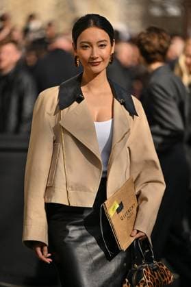 PFW Givenchy Outside Arrivals Nanao arriving at Givenchy show during Paris Fashion Week in Paris, France on March 7, 2025. Photo by Julien Reynaud APS-Medias ABACAPRESS.COM Paris France  Copyright: xReynaudxJulien APS-Medias ABACAx