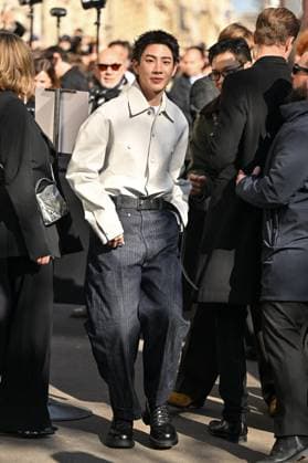 PFW Givenchy Outside Arrivals Off Adulkittiporn arriving at Givenchy show during Paris Fashion Week in Paris, France on March 7, 2025. Photo by Julien Reynaud APS-Medias ABACAPRESS.COM Paris France  Copyright: xReynaudxJulien APS-Medias ABACAx