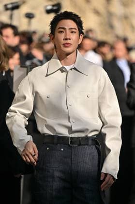 PFW Givenchy Outside Arrivals Off Adulkittiporn arriving at Givenchy show during Paris Fashion Week in Paris, France on March 7, 2025. Photo by Julien Reynaud APS-Medias ABACAPRESS.COM Paris France  Copyright: xReynaudxJulien APS-Medias ABACAx