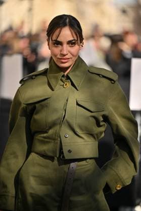 PFW Givenchy Outside Arrivals Souheila Yacoub arriving at Givenchy show during Paris Fashion Week in Paris, France on March 7, 2025. Photo by Julien Reynaud APS-Medias ABACAPRESS.COM Paris France  Copyright: xReynaudxJulien APS-Medias ABACAx