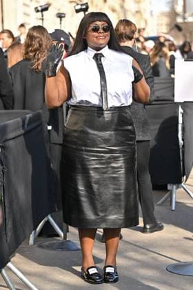 PFW Givenchy Outside Arrivals Yseult arriving at Givenchy show during Paris Fashion Week in Paris, France on March 7, 2025. Photo by Julien Reynaud APS-Medias ABACAPRESS.COM Paris France  Copyright: xReynaudxJulien APS-Medias ABACAx